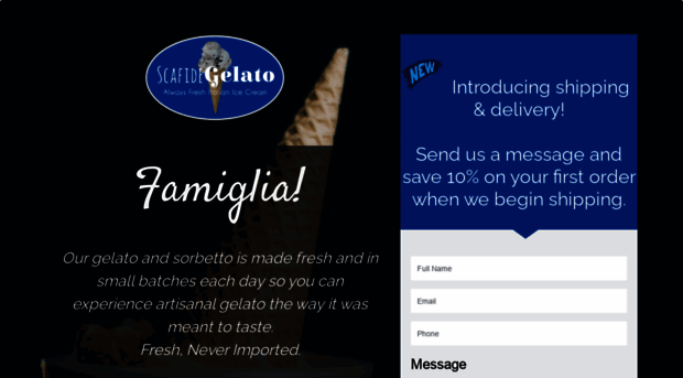 scafidegelato.com