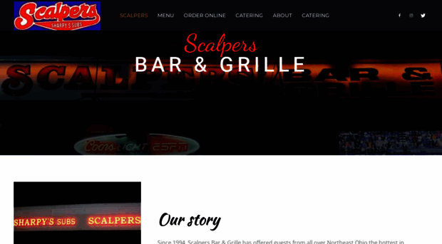 scalpersbarandgrille.com