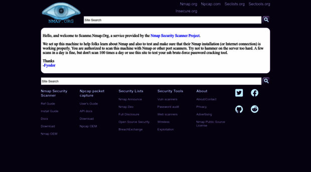 scanme.nmap.org