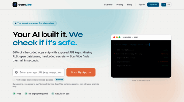 scanvibe.dev
