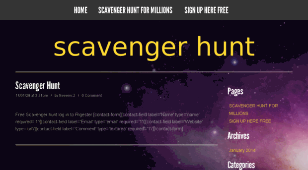 scavengerhunt4millions.com