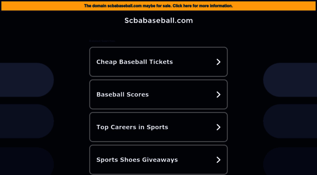 scbabaseball.com