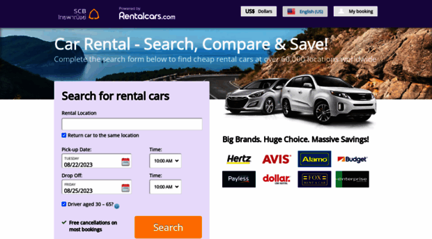 scbtravel.rentalcars.com