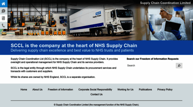 sccl.nhs.uk - Home - Supply Chain Coordinati... - Sccl