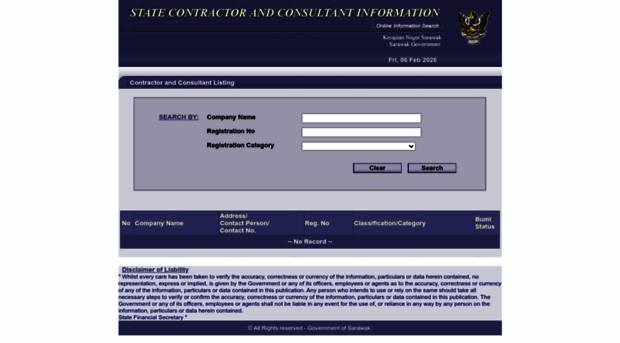sccrlist.sarawak.gov.my
