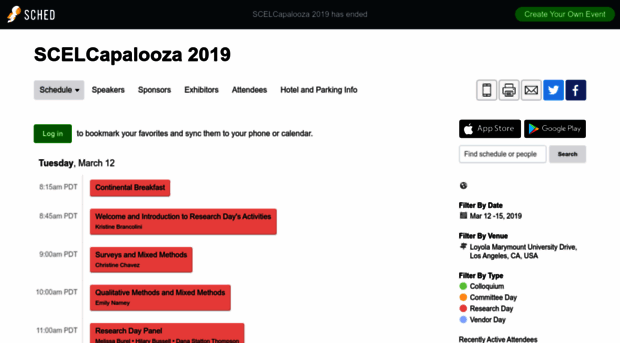 scelcapalooza2019.sched.com