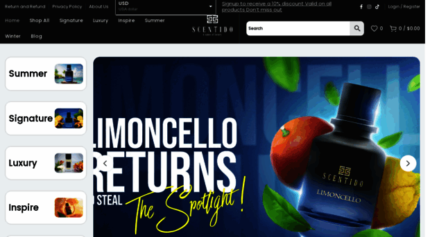 scentidoperfumes.com