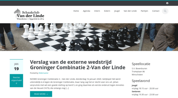 schaakclubvanderlinde.nl