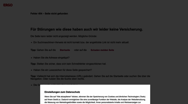 schadenservice.ergo.de