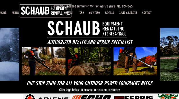 schaubequipmentrental.com