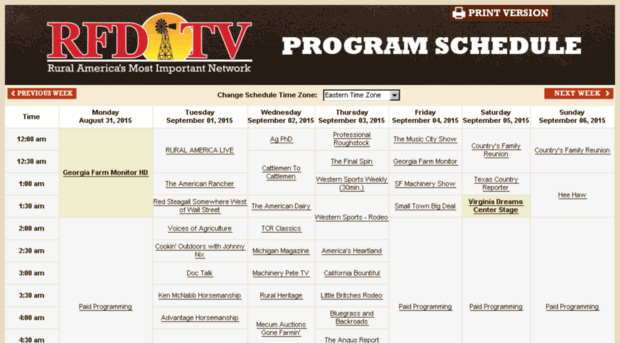 schedule.rfdtv.com