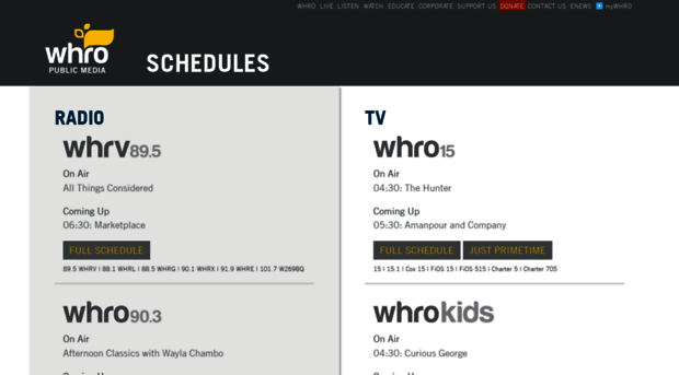schedule.whro.org