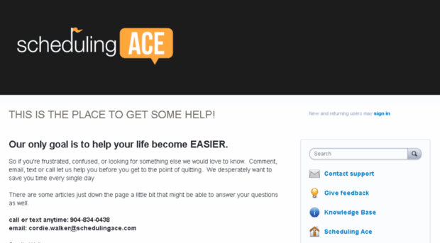 schedulingace.uservoice.com