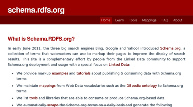 schema.rdfs.org