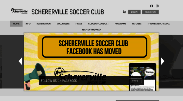 scherervillesoccer.org