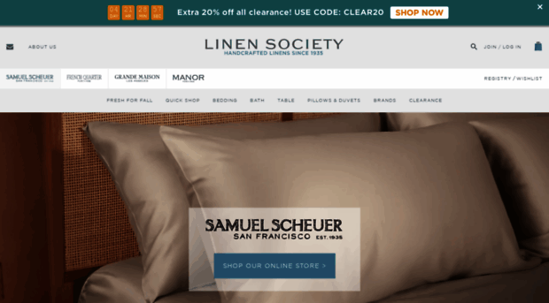 scheuerlinens.com