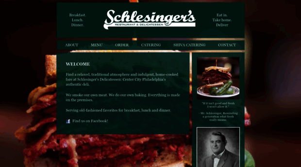 schlesingersdeli.com