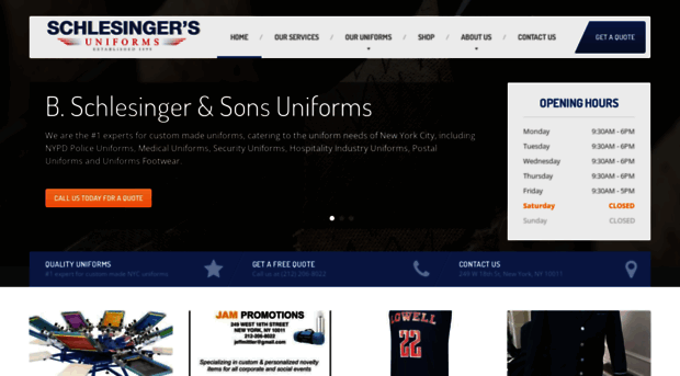 schlesingeruniforms.com