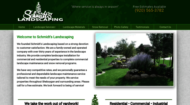 schmidtslandscaping.com