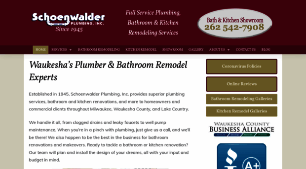 schoenwalderplumbing.com