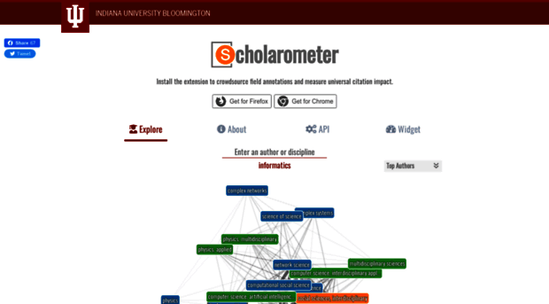 scholarometer.indiana.edu