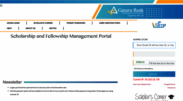 scholarship.canarabank.in