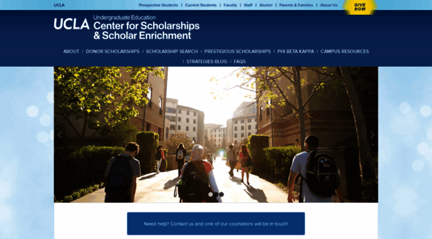 scholarshipcenter.ucla.edu