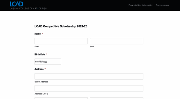 scholarships.lcad.edu