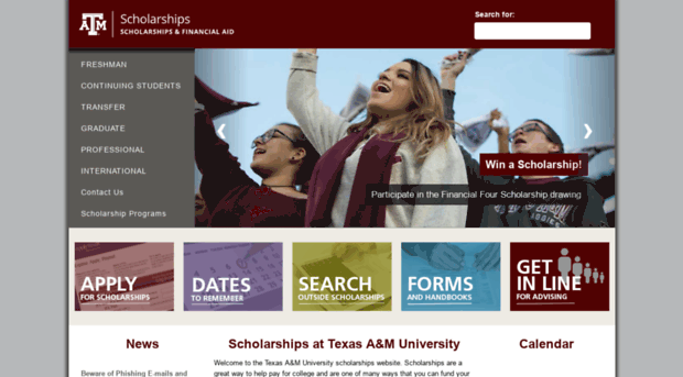 scholarships.tamu.edu