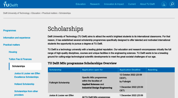 scholarships.tudelft.nl