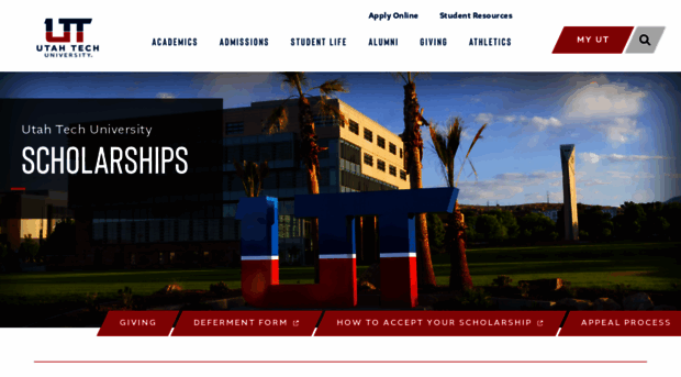 scholarships.utahtech.edu