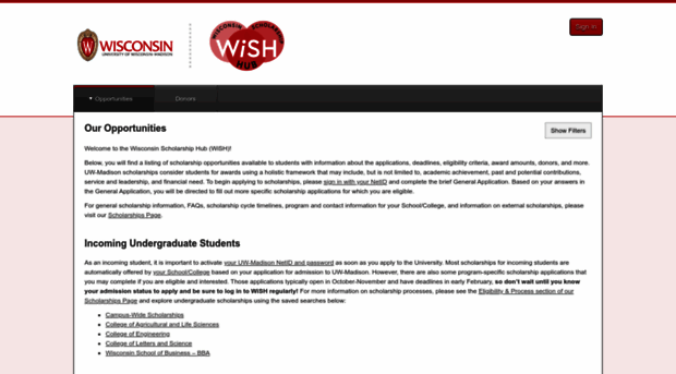 scholarships.wisc.edu