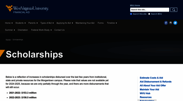 scholarships.wvu.edu