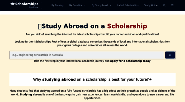 scholarshipsroot.com