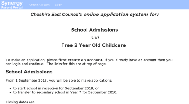 schooladmissions.cheshireeast.gov.uk