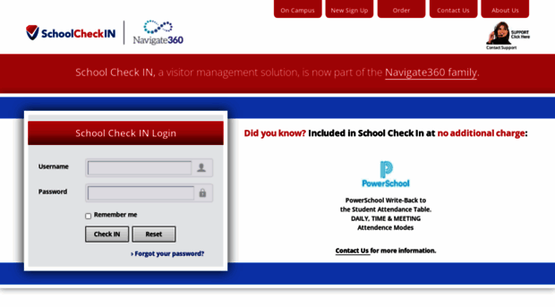 schoolcheckin.net