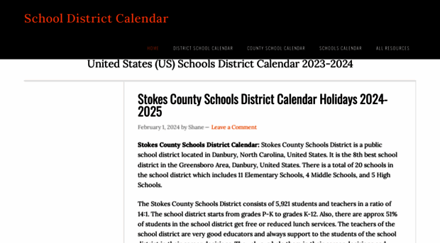 schooldistrictcalendar.com