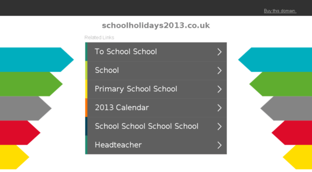 schoolholidays2013.co.uk