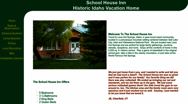 schoolhouseinn.com