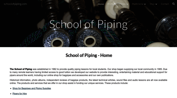 schoolofpiping.com