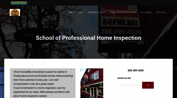 schoolofprofessionalhomeinspection.com