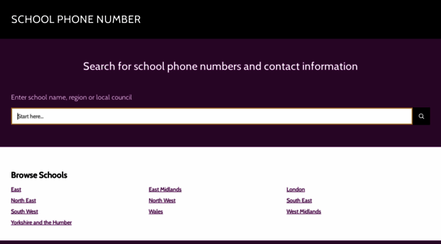 schoolphonenumber.co.uk