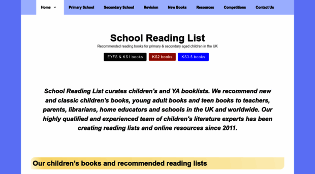 schoolreadinglist.co.uk