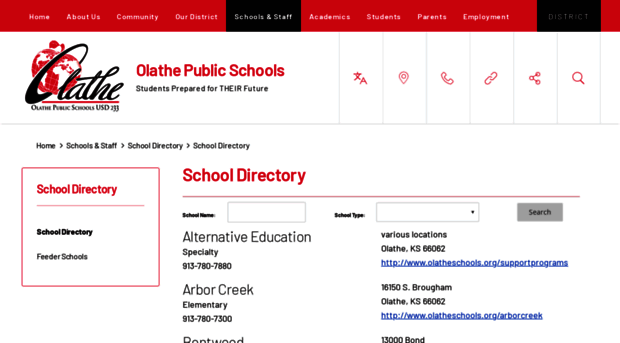 schools.olatheschools.com