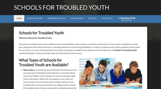 schoolsfortroubledyouth.com