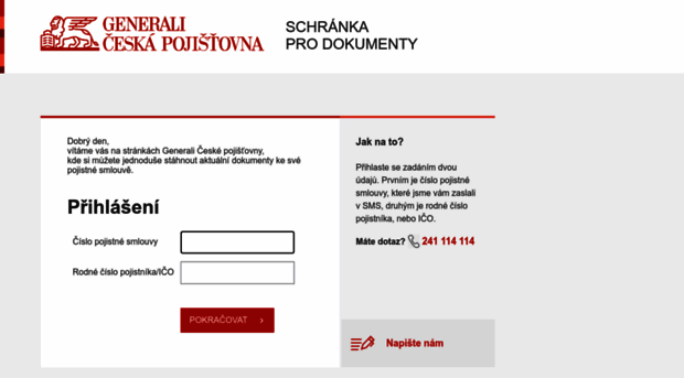 schranka.generali.cz