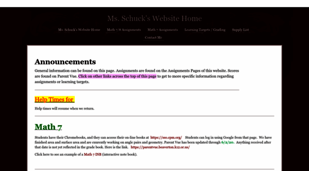 schuck.educatorpages.com