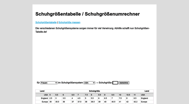 schuhgroessen-tabelle.de