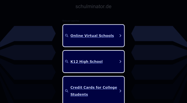 schulminator.de