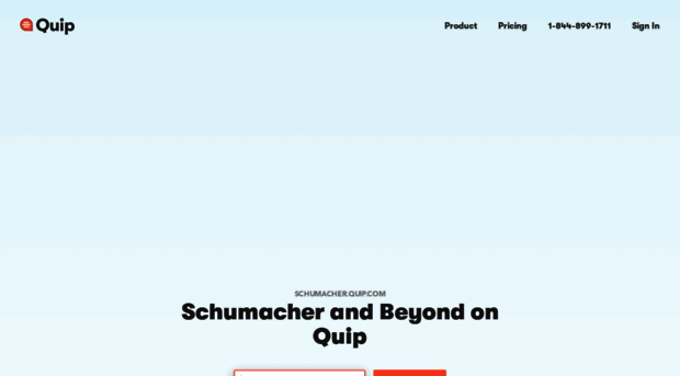 schumacher.quip.com